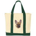 French Bulldog Embroidered Tote