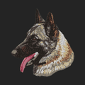 Belgian Malinois Embroidered Sweatshirt Hoodie