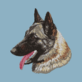 Belgian Malinois Embroidered Sweatshirt Hoodie