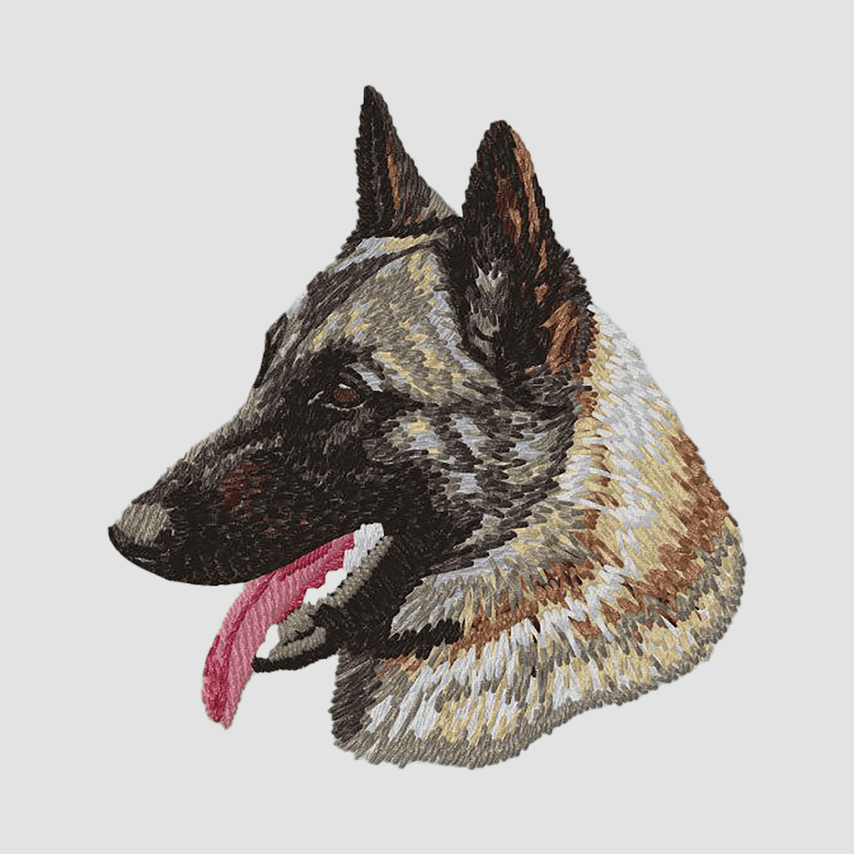Belgian Malinois Embroidered Sweatshirt Hoodie
