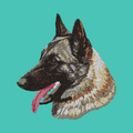 Belgian Malinois Embroidered Baseball Cap