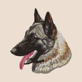 Belgian Malinois Embroidered Tote