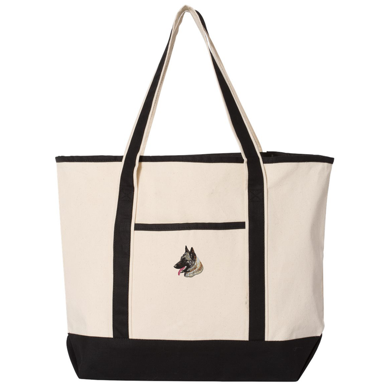 Belgian Malinois Embroidered Tote