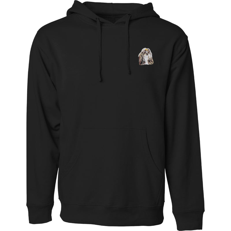 Shih Tzu Embroidered Sweatshirt Hoodie