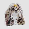 Shih Tzu Embroidered Classic Long Sleeve Shirt
