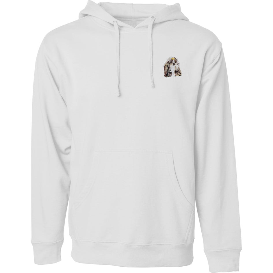 Shih Tzu Embroidered Sweatshirt Hoodie