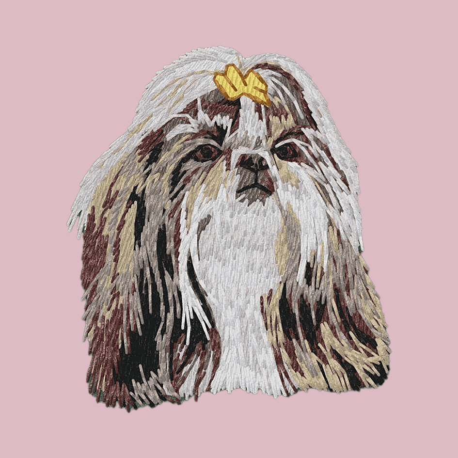 Shih Tzu Embroidered Baseball Cap