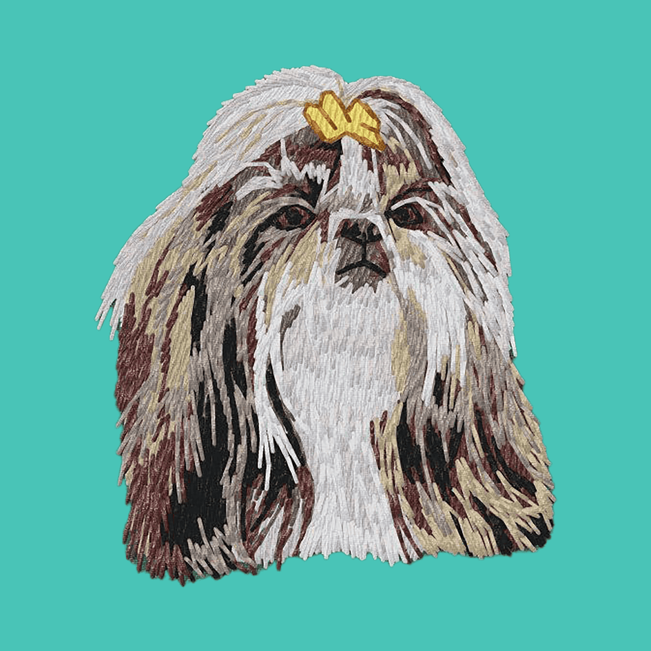 Shih Tzu Embroidered Baseball Cap