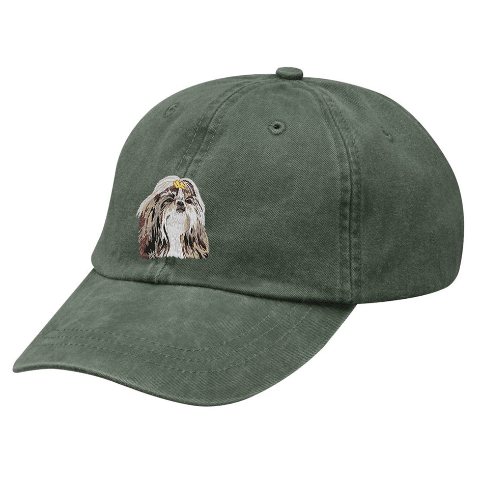 Shih Tzu Embroidered Baseball Cap