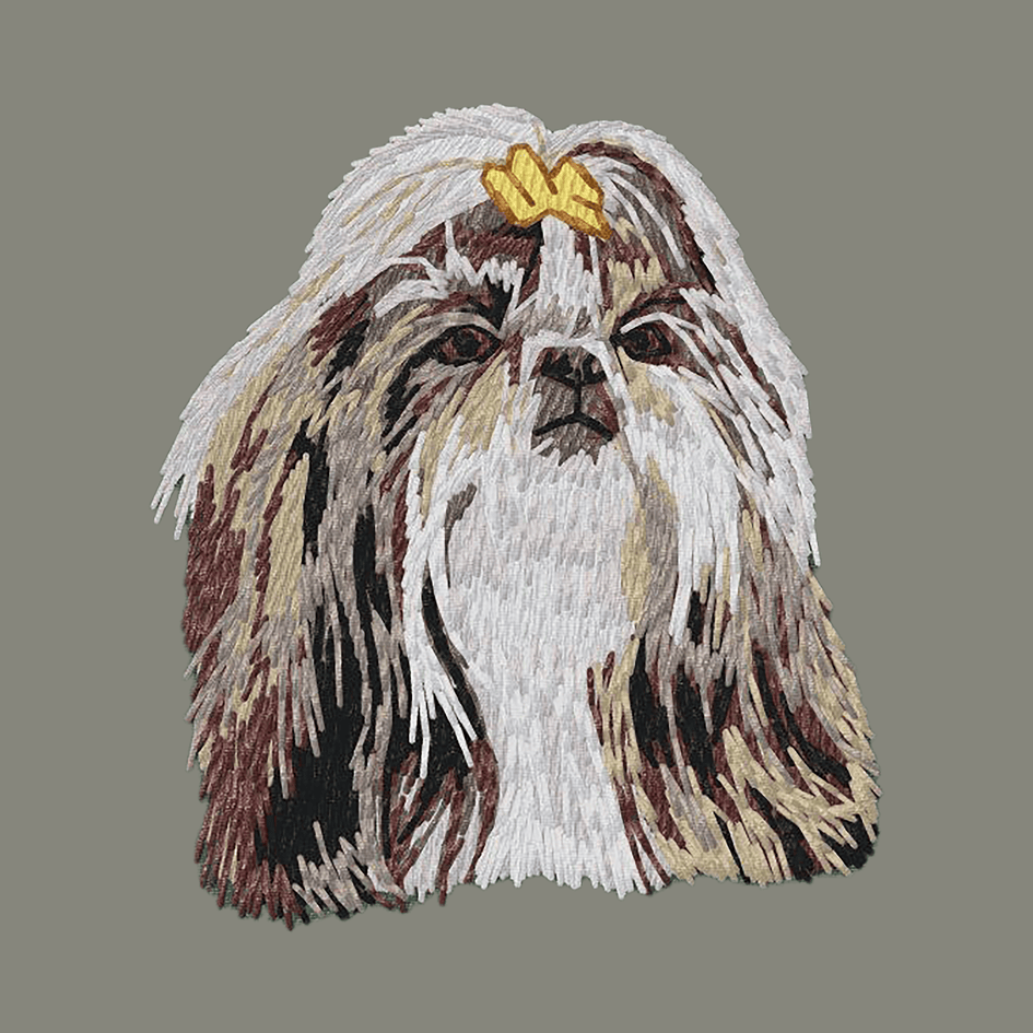 Shih Tzu Embroidered Baseball Cap