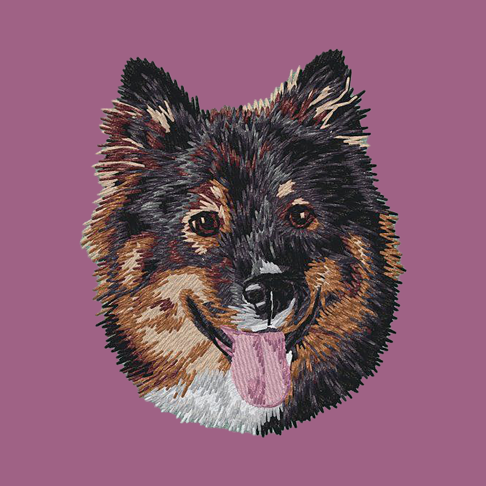 Finnish Lapphund Embroidered Classic Long Sleeve Shirt