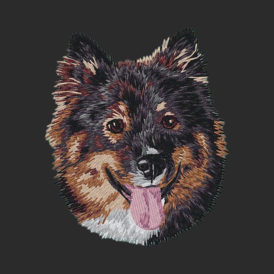 Finnish Lapphund Embroidered Classic Long Sleeve Shirt