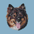 Finnish Lapphund Embroidered Classic Long Sleeve Shirt