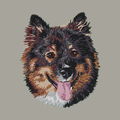 Finnish Lapphund Embroidered Classic Long Sleeve Shirt