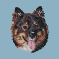 Finnish Lapphund Embroidered Sweatshirt Hoodie