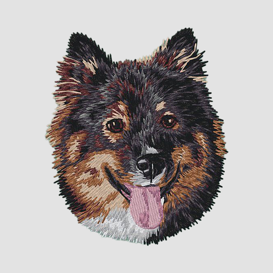Finnish Lapphund Embroidered Classic Long Sleeve Shirt