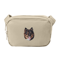 Finnish Lapphund Embroidered Crossbody Bag