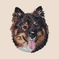 Finnish Lapphund Embroidered Tote
