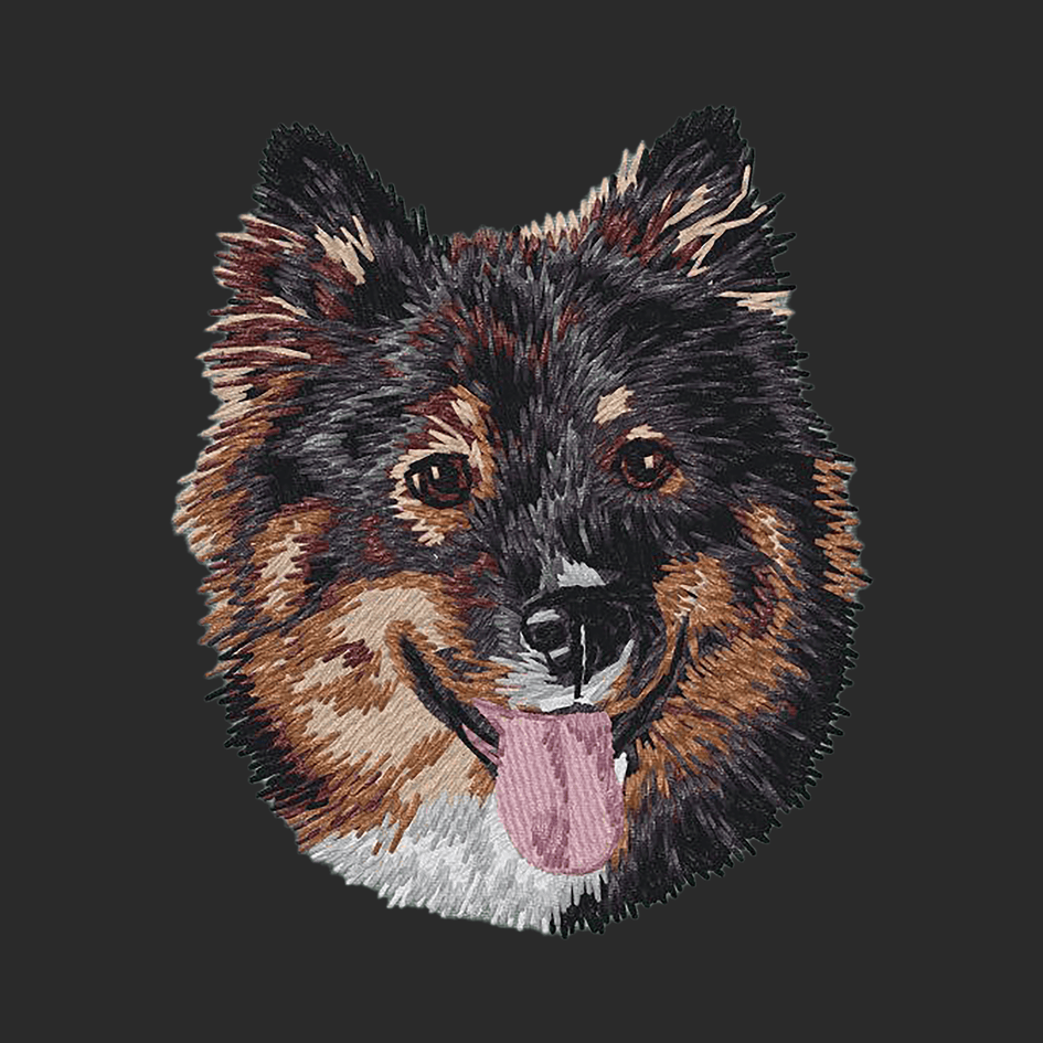 Finnish Lapphund Embroidered Wearable Blanket