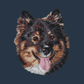 Finnish Lapphund Embroidered Wearable Blanket