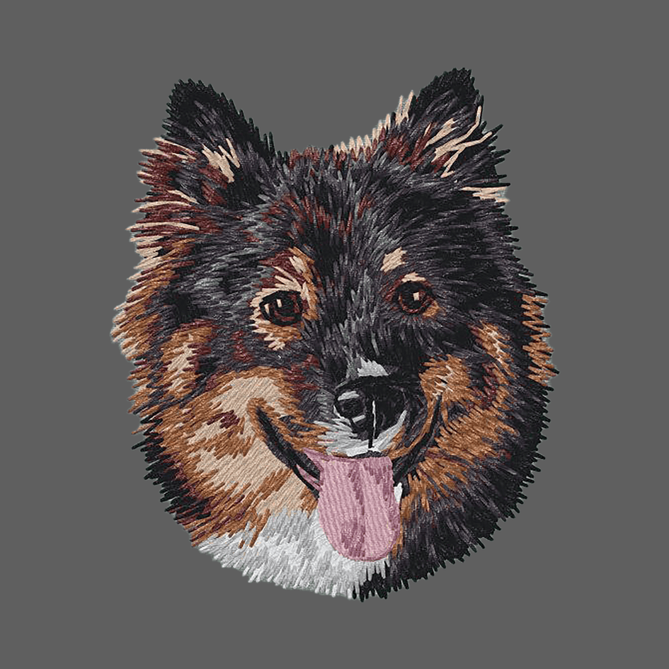 Finnish Lapphund Embroidered Women's Fleece Jacket
