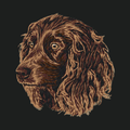 Boykin Spaniel Embroidered Crossbody Bag