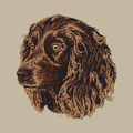 Boykin Spaniel Embroidered Crossbody Bag