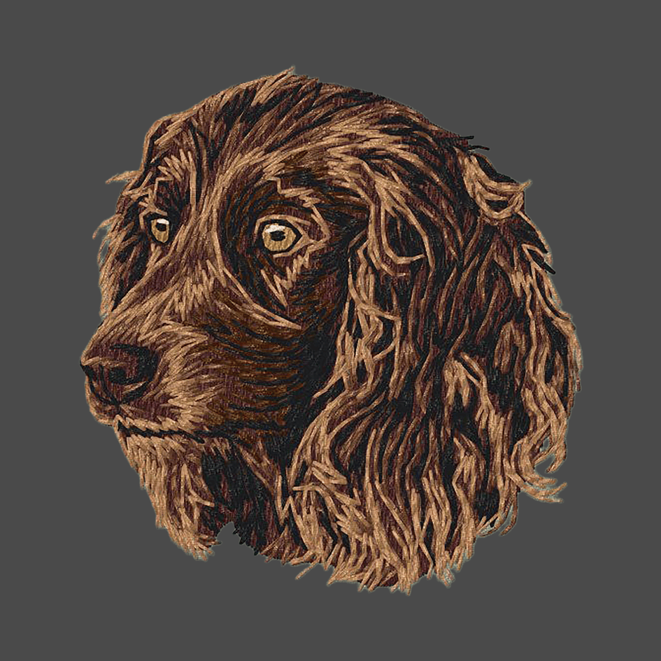Boykin Spaniel Embroidered Men's Fleece Jacket
