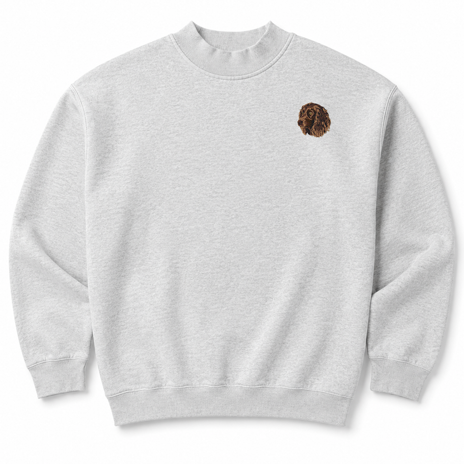 Boykin Spaniel Embroidered Mock Neck Sweatshirt