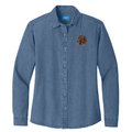 Boykin Spaniel Embroidered Women's Denim Shirt