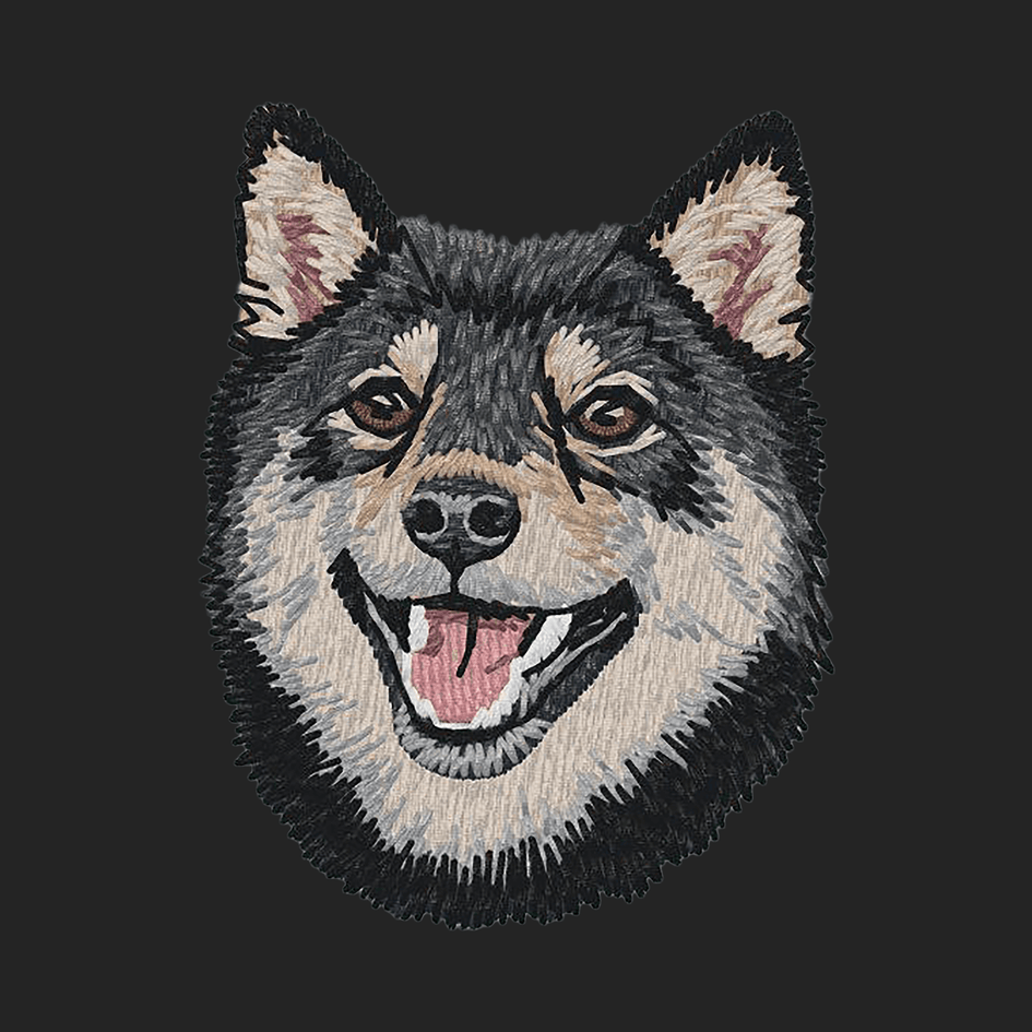 Shiba Inu Embroidered Sweatshirt Hoodie