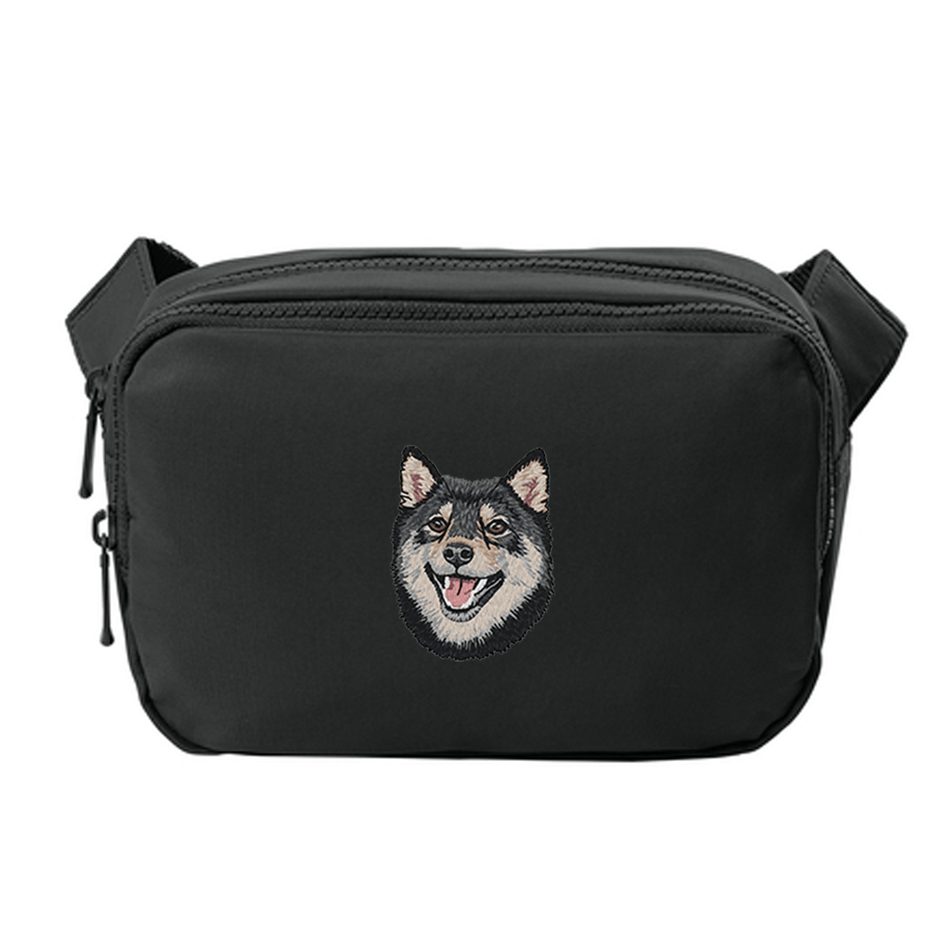 Shiba Inu Embroidered Crossbody Bag