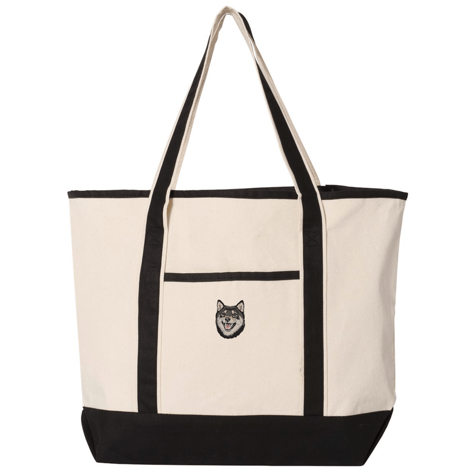 Shiba Inu Embroidered Tote