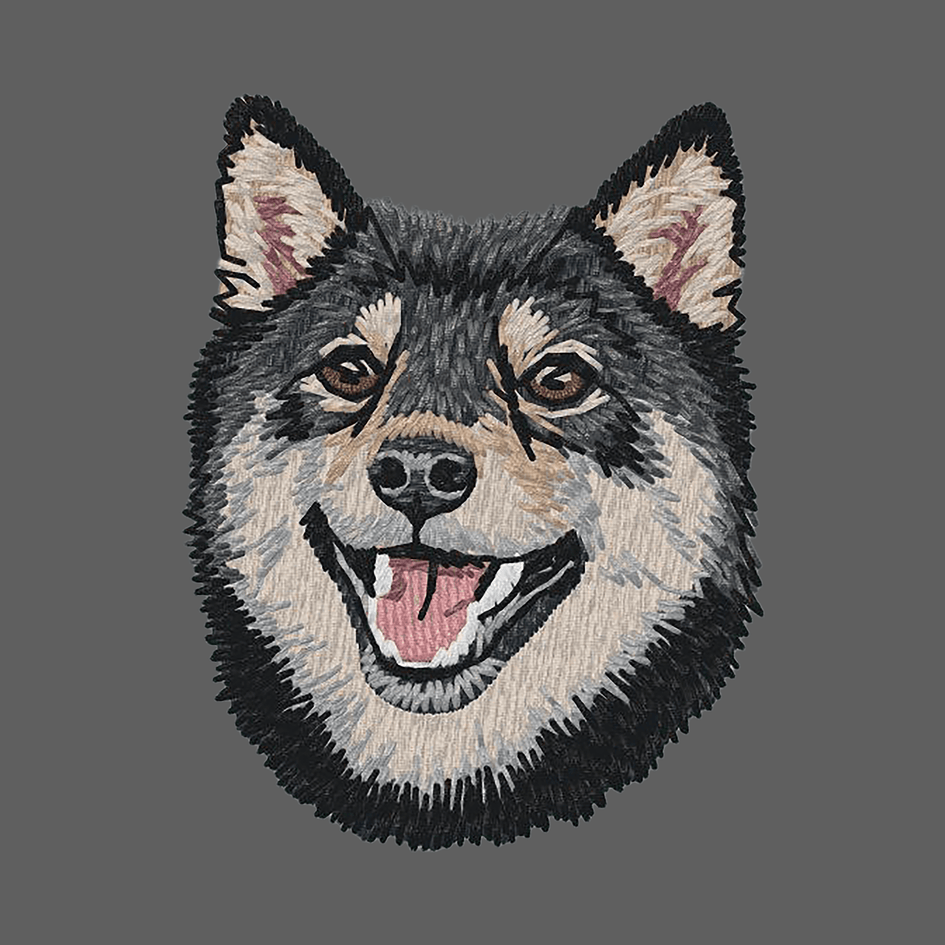 Shiba Inu Embroidered Women's Fleece Jacket