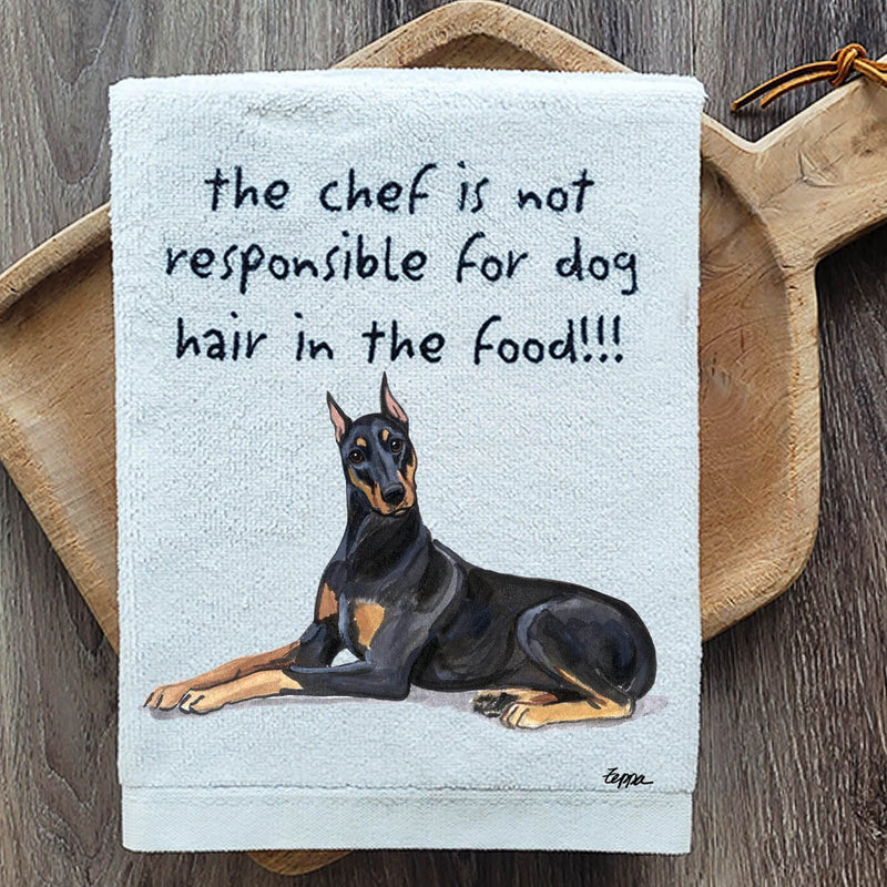 Doberman Pinscher Dish Towel