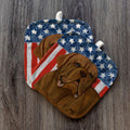 Douge De Bordeaux  Americana Pot Holder Set
