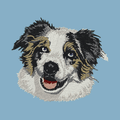 Australian Shepherd Embroidered Classic Long Sleeve Shirt