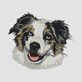 Australian Shepherd Embroidered Classic Long Sleeve Shirt