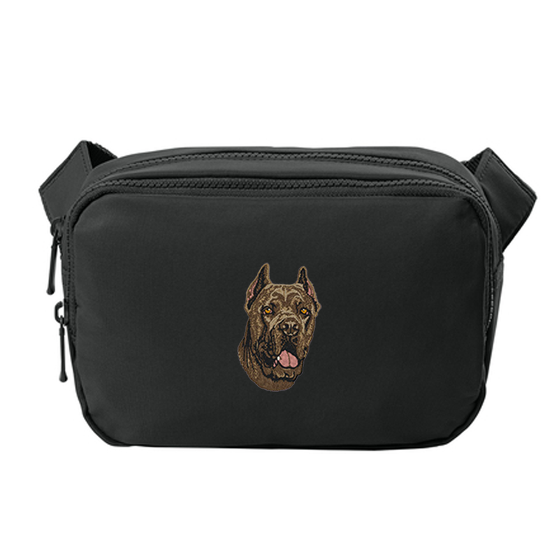 Cane Corso Embroidered Crossbody Bag