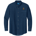 Cane Corso Embroidered Men's Denim Shirt