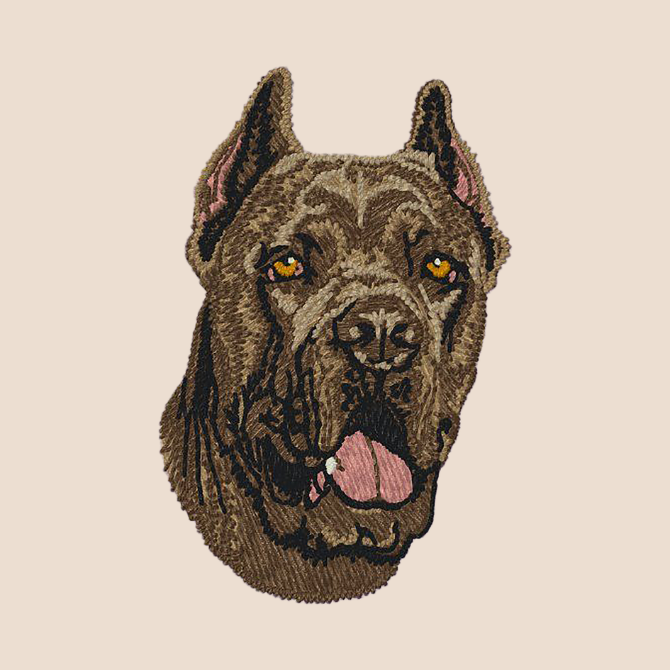 Cane Corso Embroidered Tote