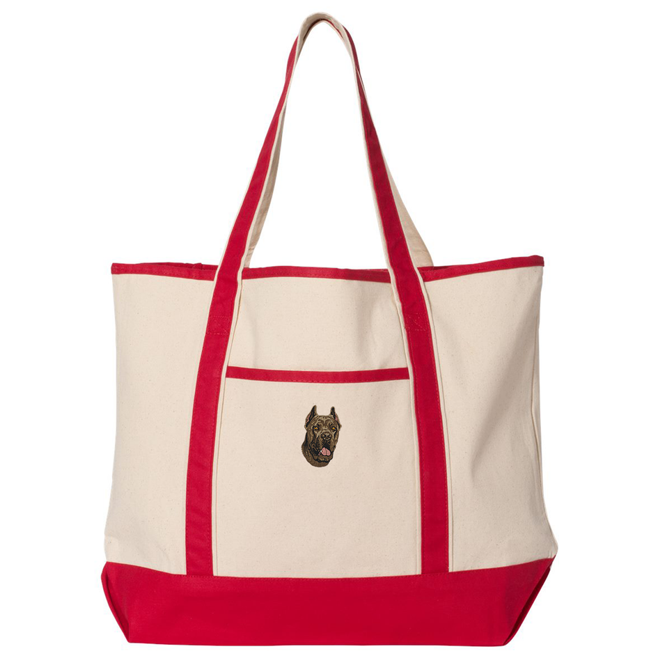 Cane Corso Embroidered Tote