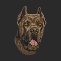 Cane Corso Embroidered Wearable Blanket