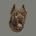 Cane Corso Embroidered Wearable Blanket
