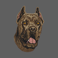 Cane Corso Embroidered Women's Fleece Jacket