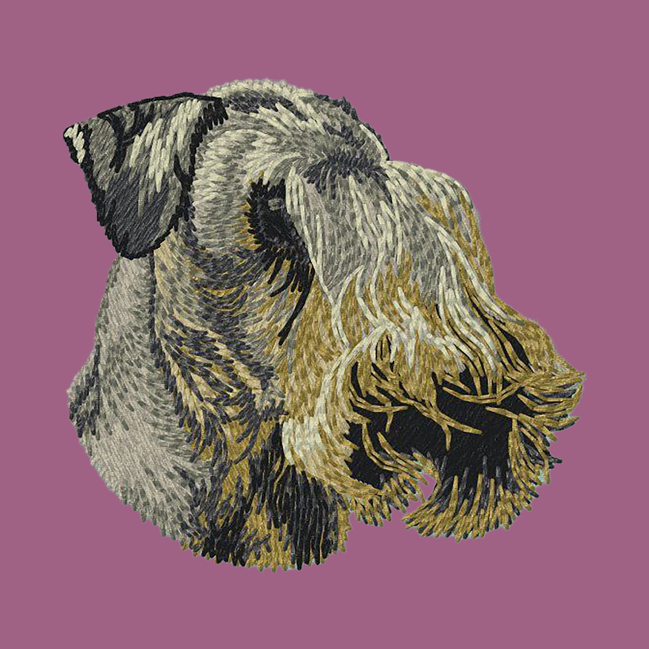 Cesky Terrier Embroidered Classic Long Sleeve Shirt