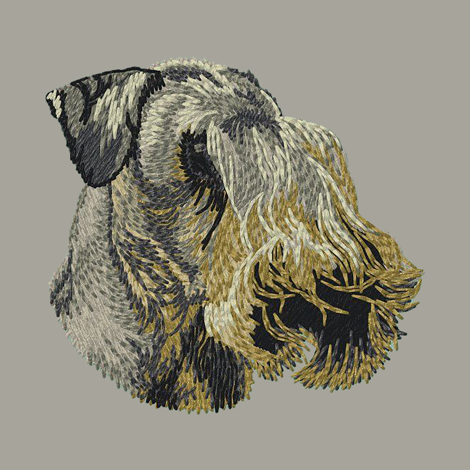 Cesky Terrier Embroidered Classic Long Sleeve Shirt