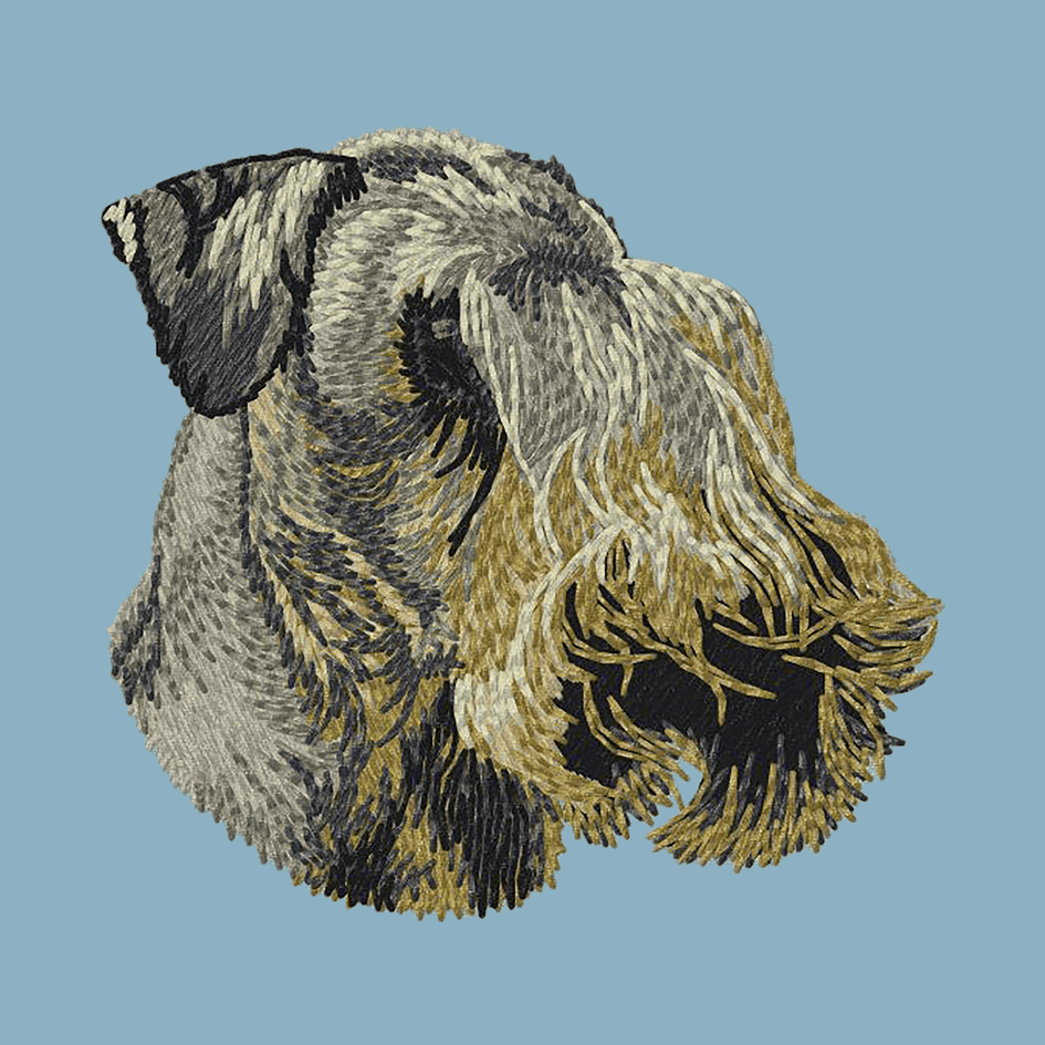 Cesky Terrier Embroidered Sweatshirt Hoodie