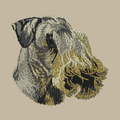Cesky Terrier Embroidered Crossbody Bag