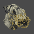 Cesky Terrier Embroidered Men's Fleece Jacket